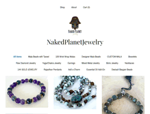 Tablet Screenshot of nakedplanetjewelry.com